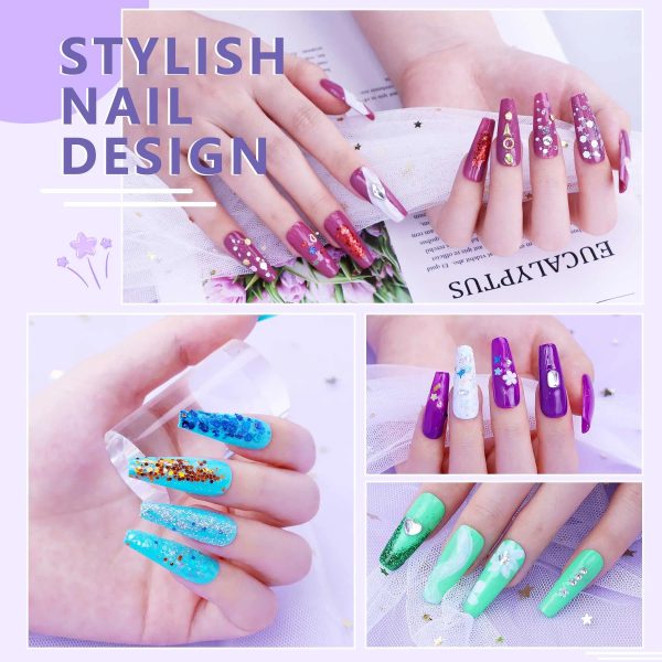 Acrylic Nail Kit With Everything For Beginners, Professional Nail Starter Kit , 24 Color Glitter Acrylic Powder And Liquid Monomer Set, Nail Glitter And DIY Nail Art Tools - 图片 4