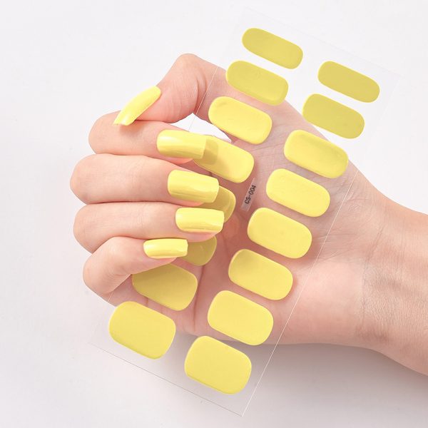 Pure Color 16 Nail Stickers - 图片 5