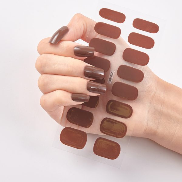 Pure Color 16 Nail Stickers - 图片 10