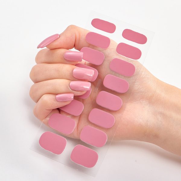 Pure Color 16 Nail Stickers - 图片 8