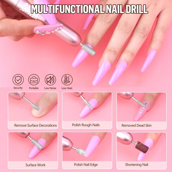 Acrylic Nail Kit Dip Powder Nail Kit Starter, 20 Colors Fast Dry Powder Nail Dipping Kit, With Base & Top Coat Activator Dip Nail Kit For French Nail Art Manicure DIY - 图片 4