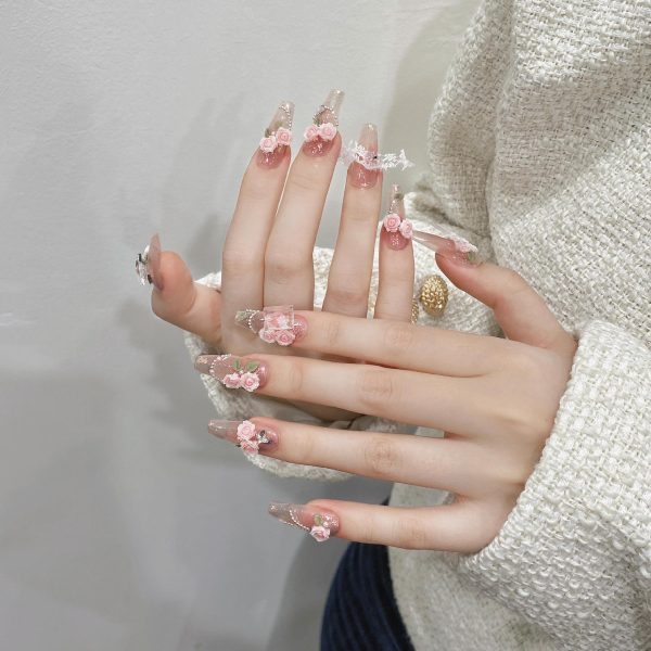 Handmade UV Nail Beauty Patch Finished Product - 图片 3