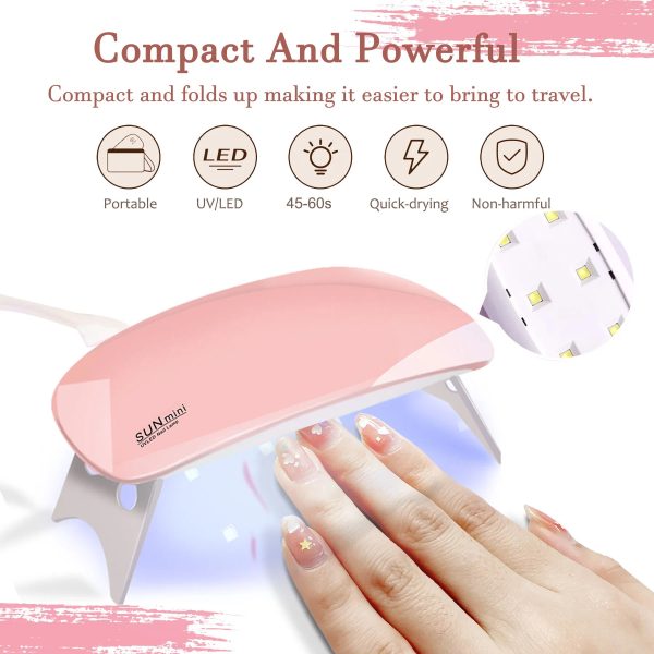 Poly Gel Nail Kit Poly Nail Gel Kit With UV Lamp For Beginners With Anything With Gel Extension Nail Kit With Slip Solution - 图片 4