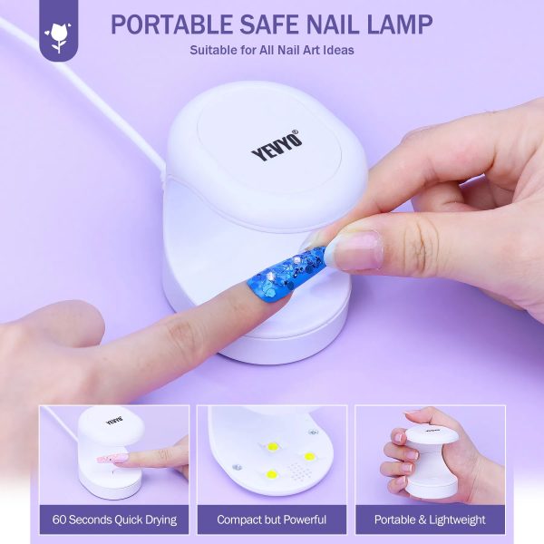 Acrylic Nail Kit With Everything For Beginners, Professional Nail Starter Kit , 24 Color Glitter Acrylic Powder And Liquid Monomer Set, Nail Glitter And DIY Nail Art Tools - 图片 6