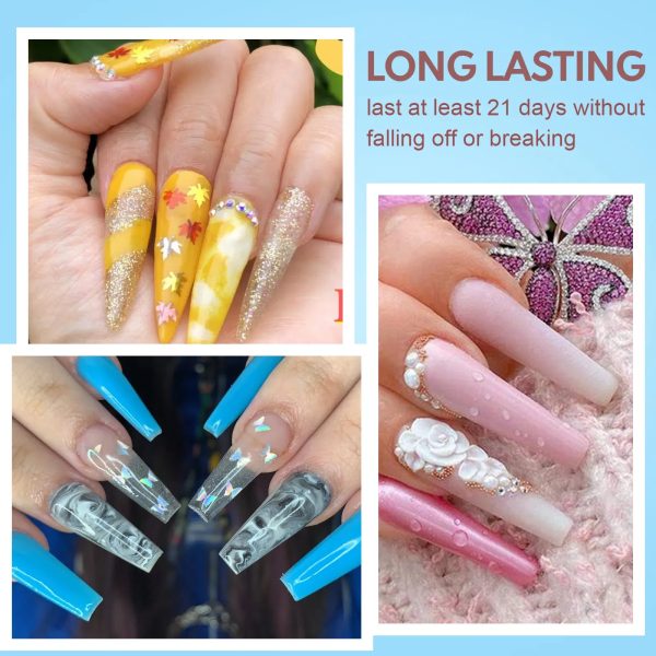 Acrylic Nail Kit Dip Powder Nail Kit Starter, 20 Colors Fast Dry Powder Nail Dipping Kit, With Base & Top Coat Activator Dip Nail Kit For French Nail Art Manicure DIY - 图片 6